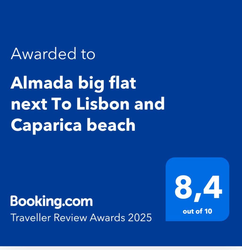 Almada Big Flat Next To Lisbon And Caparica Beach Экстерьер фото